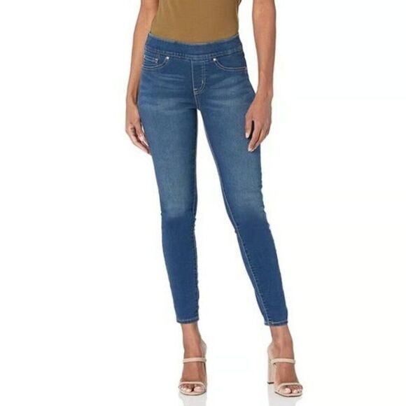 ✨ LEVI STRAUSS ✨ NEW! Totally Shaping Pull-On Skinny Jeans - [Size 6]= 28x28 - Picture 1 of 12